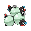Magneton back-facing sprite from Pokémon FireRed