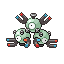Magneton front-facing sprite from Pokémon FireRed