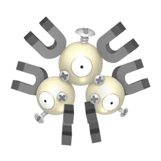 Magneton shiny front-facing sprite from Pokémon Shield