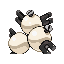 Magneton shiny back-facing sprite from Pokémon Sapphire