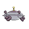 Magnezone shiny back-facing sprite from Pokémon Black