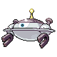 Magnezone shiny front-facing sprite from Pokémon Diamond