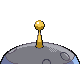Magnezone back-facing sprite from Pokémon HeartGold