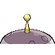 Magnezone shiny back-facing sprite from Pokémon HeartGold