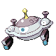 Magnezone shiny front-facing sprite from Pokémon HeartGold