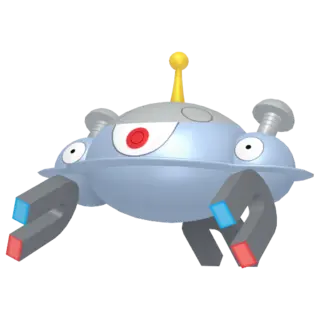 Magnezone front-facing sprite from Pokémon Shield
