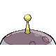 Magnezone shiny back-facing sprite from Pokémon Platinum