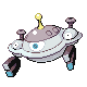 Magnezone shiny front-facing sprite from Pokémon Platinum