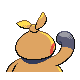 Makuhita back-facing sprite from Pokémon Diamond
