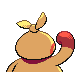Makuhita shiny back-facing sprite from Pokémon Diamond