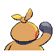 Makuhita back-facing sprite from Pokémon HeartGold