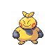 Makuhita front-facing sprite from Pokémon HeartGold