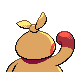 Makuhita shiny back-facing sprite from Pokémon HeartGold