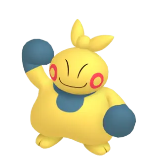 Makuhita front-facing sprite from Pokémon Omega Ruby