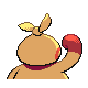 Makuhita shiny back-facing sprite from Pokémon Platinum