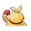 Makuhita shiny back-facing sprite from Pokémon Sapphire