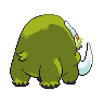 Mamoswine shiny back-facing sprite from Pokémon Black
