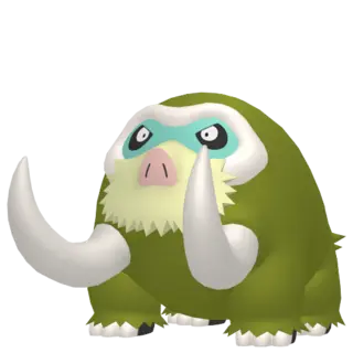 Mamoswine shiny front-facing sprite from Pokémon Y