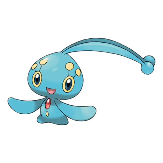 Manaphy, the Seafaring Pokémon — Water-type Pokémon official artwork