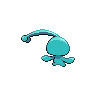 Manaphy shiny back-facing sprite from Pokémon White