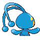 Manaphy back-facing sprite from Pokémon Pearl