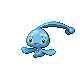 Manaphy front-facing sprite from Pokémon Pearl