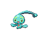 Manaphy shiny front-facing sprite from Pokémon Pearl