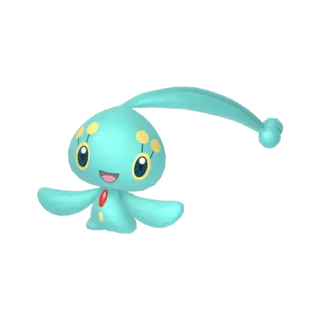 Manaphy shiny front-facing sprite from Pokémon Shining Pearl