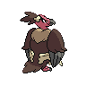 Mandibuzz back-facing sprite from Pokémon Black