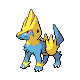 Manectric front-facing sprite from Pokémon Diamond