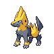 Manectric shiny front-facing sprite from Pokémon Diamond