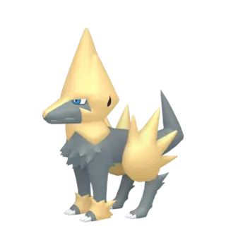 Manectric shiny front-facing sprite from Pokémon Shield