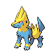 Manectric front-facing sprite from Pokémon Platinum