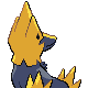 Manectric shiny back-facing sprite from Pokémon Platinum