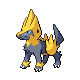 Manectric shiny front-facing sprite from Pokémon Platinum