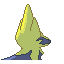 Manectric back-facing sprite from Pokémon Ruby