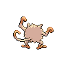 Mankey back-facing sprite from Pokémon Black