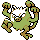 Mankey shiny front-facing sprite from Pokémon Crystal