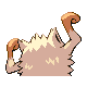 Mankey back-facing sprite from Pokémon Diamond