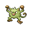 Mankey shiny front-facing sprite from Pokémon FireRed