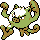 Mankey shiny front-facing sprite from Pokémon Gold