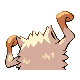 Mankey back-facing sprite from Pokémon HeartGold