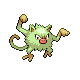 Mankey shiny front-facing sprite from Pokémon Platinum