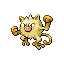 Mankey front-facing sprite from Pokémon Ruby