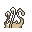 Mankey back-facing sprite from Pokémon Yellow