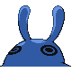 Mantine back-facing sprite from Pokémon Diamond