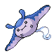 Mantine front-facing sprite from Pokémon Diamond