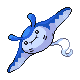 Mantine shiny front-facing sprite from Pokémon Diamond