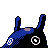 Mantine back-facing sprite from Pokémon Gold