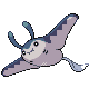 Mantine front-facing sprite from Pokémon HeartGold